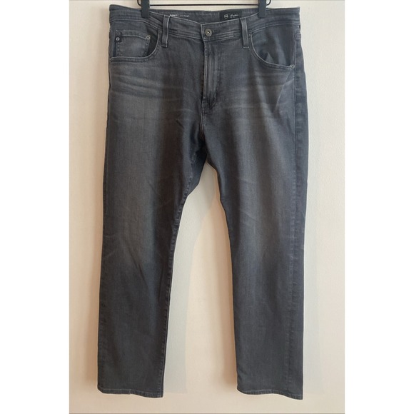 Adriano Goldschmied Jeans Mens 36‎ X 32 Gray Everett Slim Straight - Picture 1 of 9